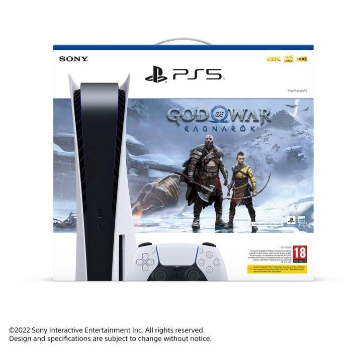 Sony PlayStation 5 Console (PS5) God Of War Ragnarok Bundle - Sealed - Image 1