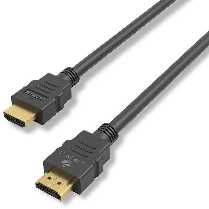 Zebronics Zeb-HAA1520 (1.5 Meter) HDMI Cable Extension, Compatible with HDMI-Enabled TV, Blu-ray, Playstation (Gold Plated Connectors) - Image 1