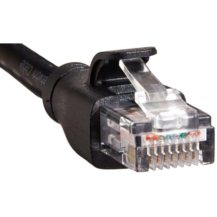AmazonBasics RJ45 Cat-6 Ethernet Patch/LAN Cable for Smartphone, Router, Printer - 25Feet (7.6Meters)-Black - Image 5