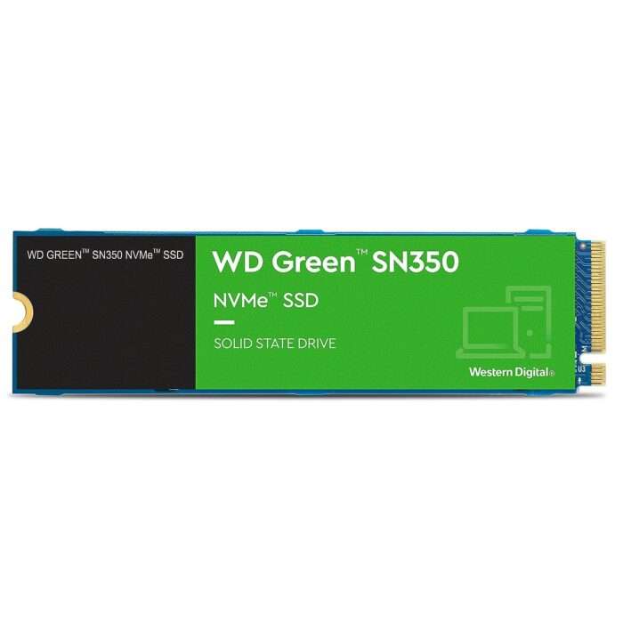 Western Digital WD Green SN350 NVMe 240GB, Upto 2400MB/s, PCIe Gen 3 NVMe M.2 (2280), Internal Solid State Drive - Image 1