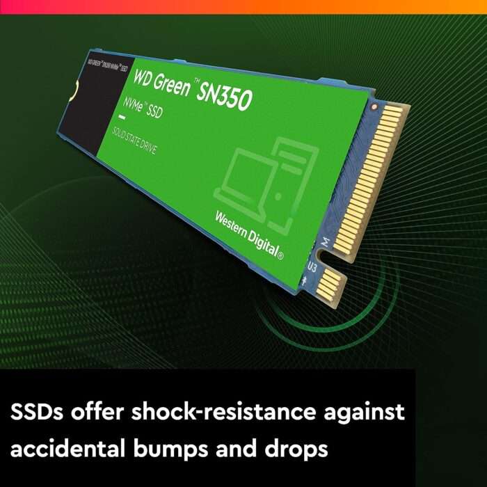 Western Digital WD Green SN350 NVMe 240GB, Upto 2400MB/s, PCIe Gen 3 NVMe M.2 (2280), Internal Solid State Drive - Image 5