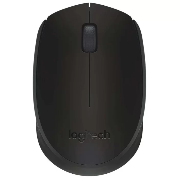 Logitech M170 Wireless Mouse, 2.4 GHz with USB Nano Receiver, Optical Tracking, 12-Months Battery Life, Ambidextrous - Black - Image 1