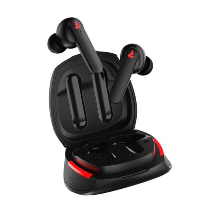 boAt Airdopes 641 TWS Earbuds with BEAST™️ Mode for Gamers, 500mAh Charging Case, 6mm Dual Drivers, 30H Playback  (Black) - Image 1