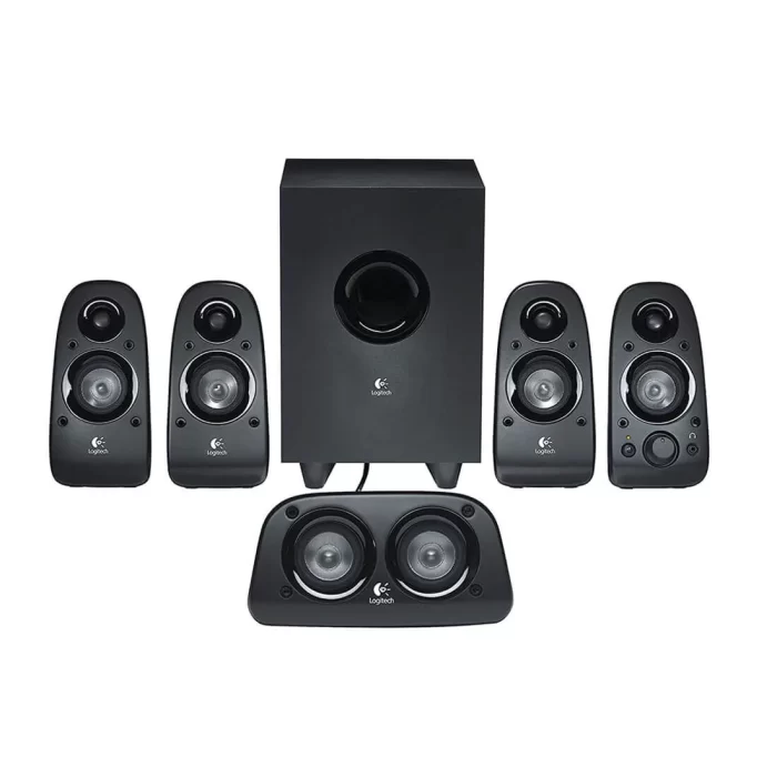 Logitech Z506 5.1 Channel Surround Sound Multimedia Speakers - Black - Image 1