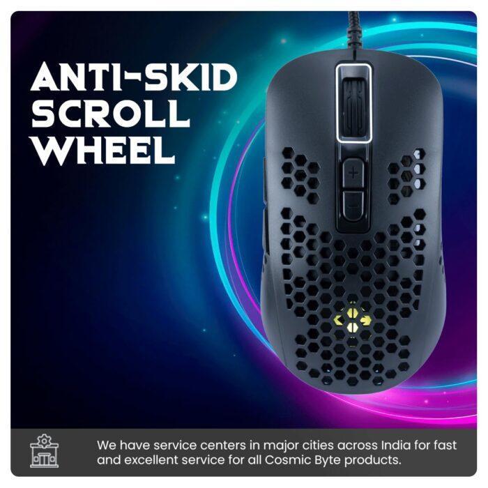 Cosmic Byte Orcus RGB Honeycomb Gaming USB Mouse with Software, New Upgraded, 12800DPI, Instant 825 Sensor, 1000Hz Polling Rate - Image 4