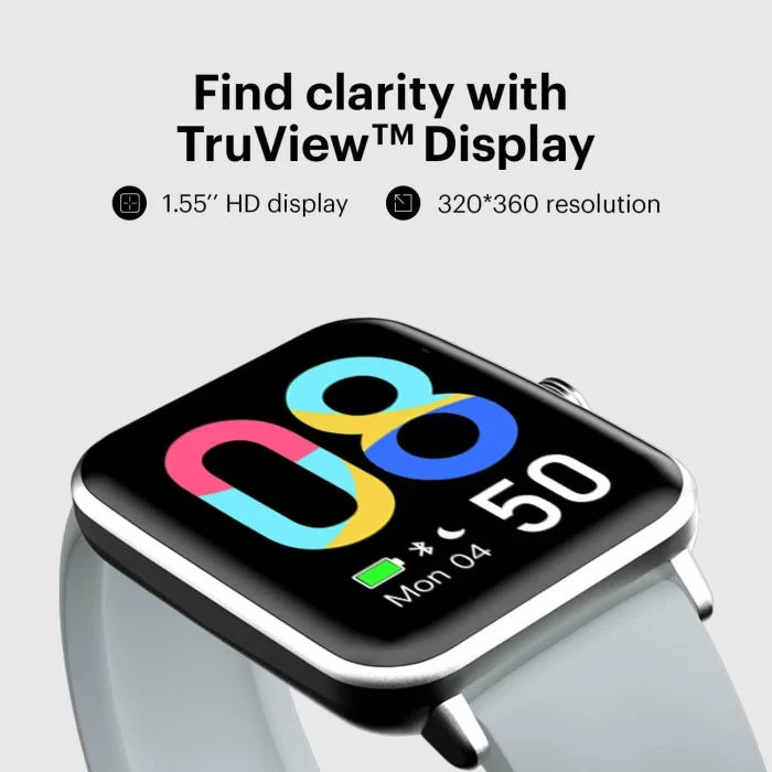 Noise ColorFit Pro 3 Smart Watch, 1.55" HD Display, 10 Day Battery, Waterproof Smartwatch - Jet Black - Image 2