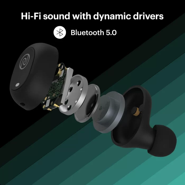 Noise Shots Nuvo True Wireless Earbuds (Bluetooth v5.0) with HD Sound and Fast Charging - Stealth Black - Image 3