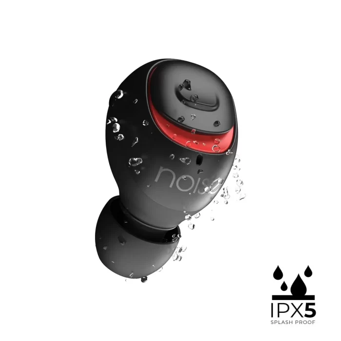Noise Shots X5 Charge Truly Wireless Bluetooth Earbuds Earphones with PowerBank Case - Hot Black - Image 5