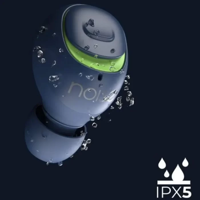 Noise Shots X5 Charge Truly Wireless Bluetooth Earbuds Earphones with PowerBank Case - Acid Blue - Image 4