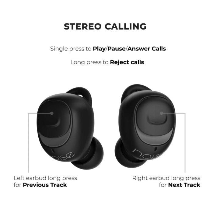 Noise Shots X5 Charge Truly Wireless Bluetooth Earbuds Earphones with PowerBank Case - Midnight Grey - Image 3