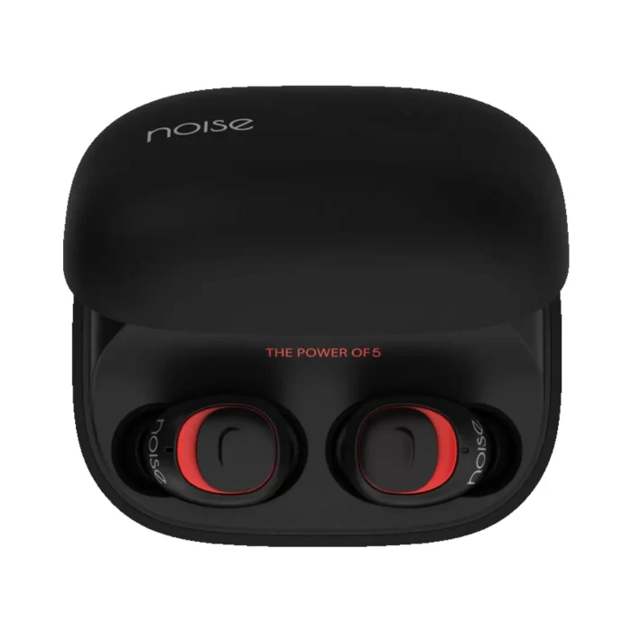 Noise Shots X5 Charge Truly Wireless Bluetooth Earbuds Earphones with PowerBank Case - Hot Black - Image 1