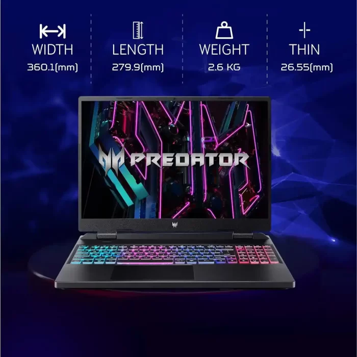 Acer Predator Helios Neo 16 Gaming Laptop 13th Gen Core i5 Processor 16GB,512GBSSD, Windows 11 Home/NVIDIA ®GeForce RTX ¢ 4050 - Image 3