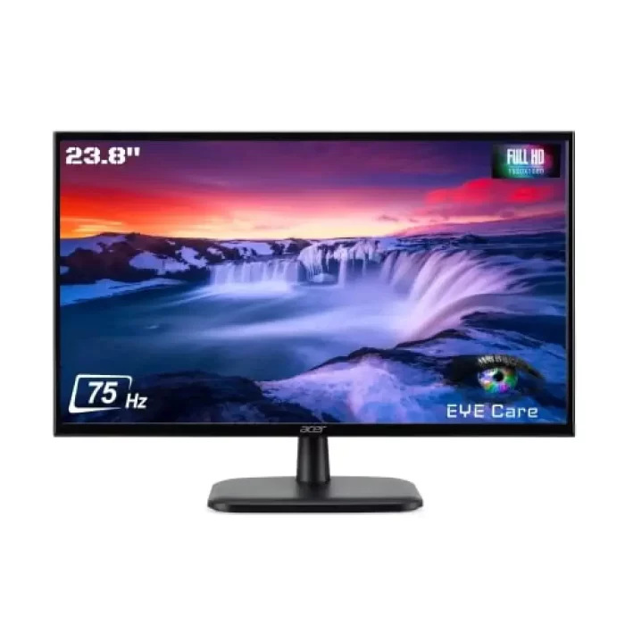 Acer EK240YC 23.8 Inch (60.4cm) FHD (1920×1080) Pixels VA Panel LCD Monitor with LED Back Light I 250 Nits - Image 1