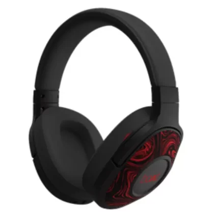 boAt Rockerz 550 Over Ear Bluetooth Headphones with Upto 20H Playback, 50mm Dynamic Driver, 500mAh Battery - Red