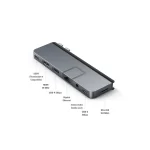 HYPER Drive Duo Pro 7 in 2 USB C Hub - Space Grey - Image 5