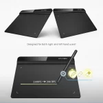XP-Pen StarG640 Graphics Drawing Tablet Pen Tablet (6x4 Size, 8192 Levels of Pressure Sensitivity, Battery Free Stylus and 20 Replacement nibs), Black - Image 2