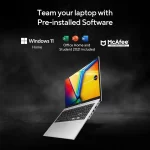 ASUS Vivobook S 15 OLED (2023), Core EVO i9-13900H 13th Gen, 15.6 inch 2.8K 120Hz OLED, Thin & Light Laptop, 16GB/1TB SSD/Iris Xe/Win 11/Office 2021 - Image 3