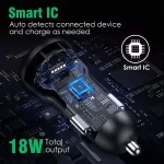 AGARO Dual Port Car USB Charger 18W for Smartphones - CC1920 - Image 4