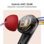 boAt Airdopes 341ANC TWS Earbuds with 32dB Hybrid ANC, upto 40HRS Playtime, ASAP™ Charge, IWP™, IPX5 - Black - Image 5