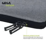 Gizga Essentials Laptop Bag Sleeve Case Cover Pouch with Handle for 15.6 Inch Laptop - Grey - Image 4