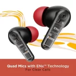 boAt Airdopes 341ANC TWS Earbuds with 32dB Hybrid ANC, upto 40HRS Playtime, ASAP™ Charge, IWP™, IPX5 - Black - Image 3