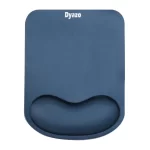 Dyazo Memory-Foam Gel Mouse Pad with Wrist Rest Support (Blue)