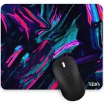 Tizum Mouse Pad/Computer Mouse Mat with Anti-Slip Rubber Base | Smooth Mouse Control