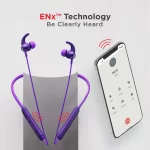 boAt Rockerz 260 Bluetooth in Ear Earphones Upto 25 Hours Playback, Signature Sound (Electric Purple) - Image 3