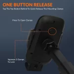 Tukzer Universal Car Mount Mobile Holder Stand for All Mobile Phones, Black - Image 3