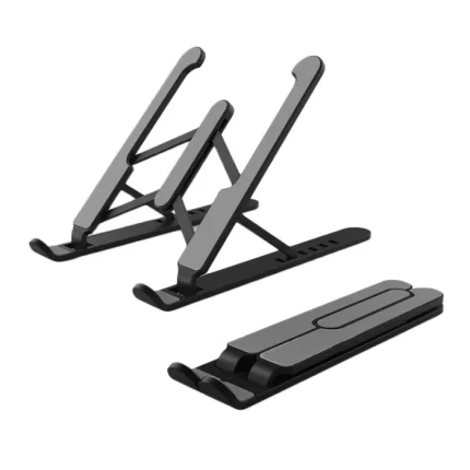 Zebronics-NS1000 Laptop Stand Featuring Foldable Design, Anti-Slip Silicone Rubber Pads