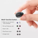 Philips Audio TWS TAUT102 Bluetooth Truly Wireless in Ear Earbuds with Mic, 12 Hr Playtime (Black) - Image 2