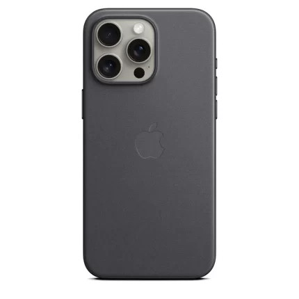 Apple iPhone 15 Pro Max FineWoven Case with MagSafe - Black ​​​​​​​