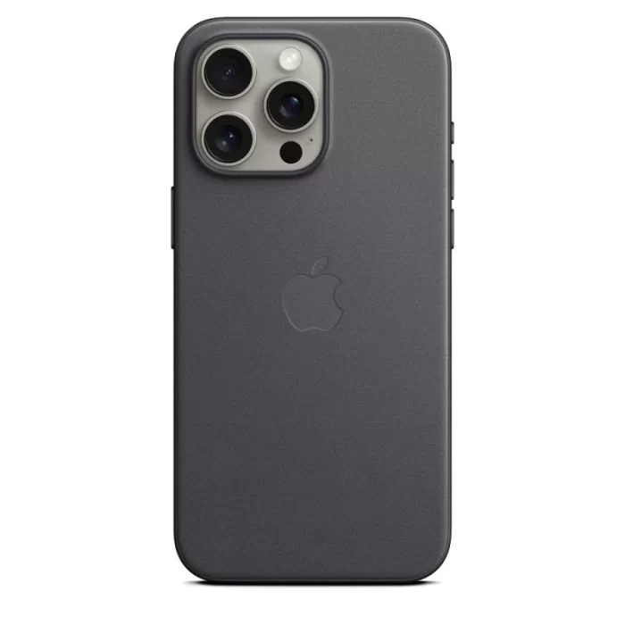 Apple iPhone 15 Pro Max FineWoven Case with MagSafe - Black ​​​​​​​ - Image 1
