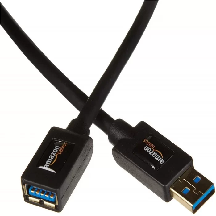 Amazon Basics USB 3.0 Extension Cable for Personal Computer A-Male to A-Female - 6.5 Feet (2 Meters), Black B00NH136GE - Image 2
