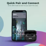 Defy Gravity Zen in Ear TWS Earbuds with 24 HRS Playback (Bold Black) - Image 4