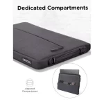Lenovo Laptop Urban Water-Resistant Polyester Sleeve Case with Extendable PU Handle for 35.56 cm/14-inches Laptop - Image 5