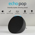 Amazon Echo Pop| Smart speaker with Alexa and Bluetooth| Black - Image 4