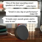 Amazon Echo Pop| Smart speaker with Alexa and Bluetooth| Black - Image 5