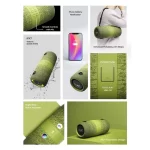 boAt Stone 1200F 14W Bluetooth Speaker with Upto 9 Hours Battery(Green Camo) - Image 5
