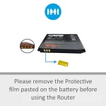 H&H LC111 4G Wireless Router with All Sim Support, 4G Data Card Portable WiFi Hotspot (4g Dongle Connects Upto 10 Devices)-Sealed - Image 5