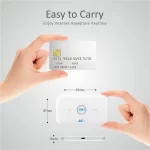 H&H LC111 4G Wireless Router with All Sim Support, 4G Data Card Portable WiFi Hotspot (4g Dongle Connects Upto 10 Devices)-Sealed - Image 4
