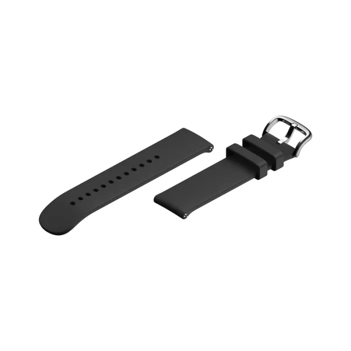 Amazfit GTR 47MM Smart Watch (Titanium) 22MM Silicon Strap (Black) - Image 4