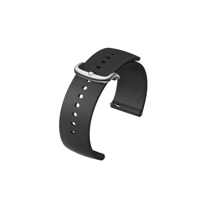 Amazfit GTR 47MM Smart Watch (Titanium) 22MM Silicon Strap (Black) - Image 3