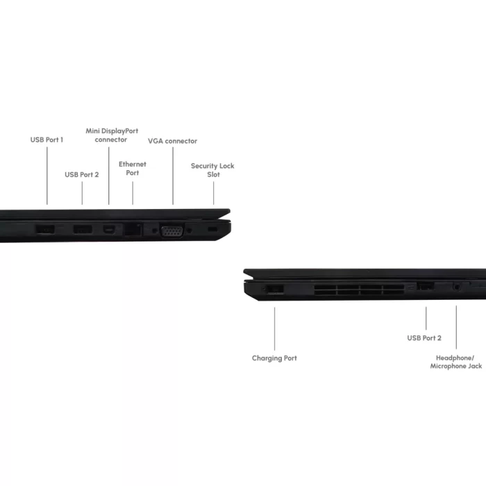 Refurbished - Lenovo ThinkPad L470 Laptop, Core i5 7th Gen, 16GB/512GB SSD, Integrated Graphic, Windows 10 Pro - Image 4
