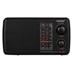 Vemax Base 3-Band (FM/AM/MW) Portable Radio (Black) - Image 2