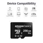 amazon basics 256Gb Microsdxc Memory Card with Full Size Adapter, 100Mb/S, U3 - Image 2