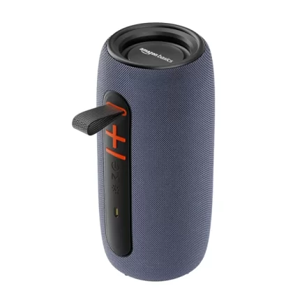 amazon basics BT 20W Speaker, with TWS Function, Powerful Bass, BT 5.3, MicroSD Card Slot Noise Cancelling Mic (Blue)