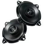 GoMechanic Component Speaker for Car-260 Watts 2-Way Coaxial Music System with Bass Woofer Sound 4-Inch Stereo System for Car 600W Max Output (Black)