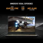 ASUS TUF Gaming F15, 15.6"(39.62 cms) FHD 144Hz, Intel Core i5-11400H 11th Gen, RTX 3060 6GB Graphics, Gaming Laptop(16GB/512GB SSD90WHrs Battery/Windows 10/Gray/2.3 Kg), FX566HM-HN104T - Image 3