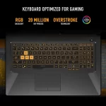 ASUS TUF Gaming F15, 15.6"(39.62 cms) FHD 144Hz, Intel Core i5-11400H 11th Gen, RTX 3060 6GB Graphics, Gaming Laptop(16GB/512GB SSD90WHrs Battery/Windows 10/Gray/2.3 Kg), FX566HM-HN104T - Image 2